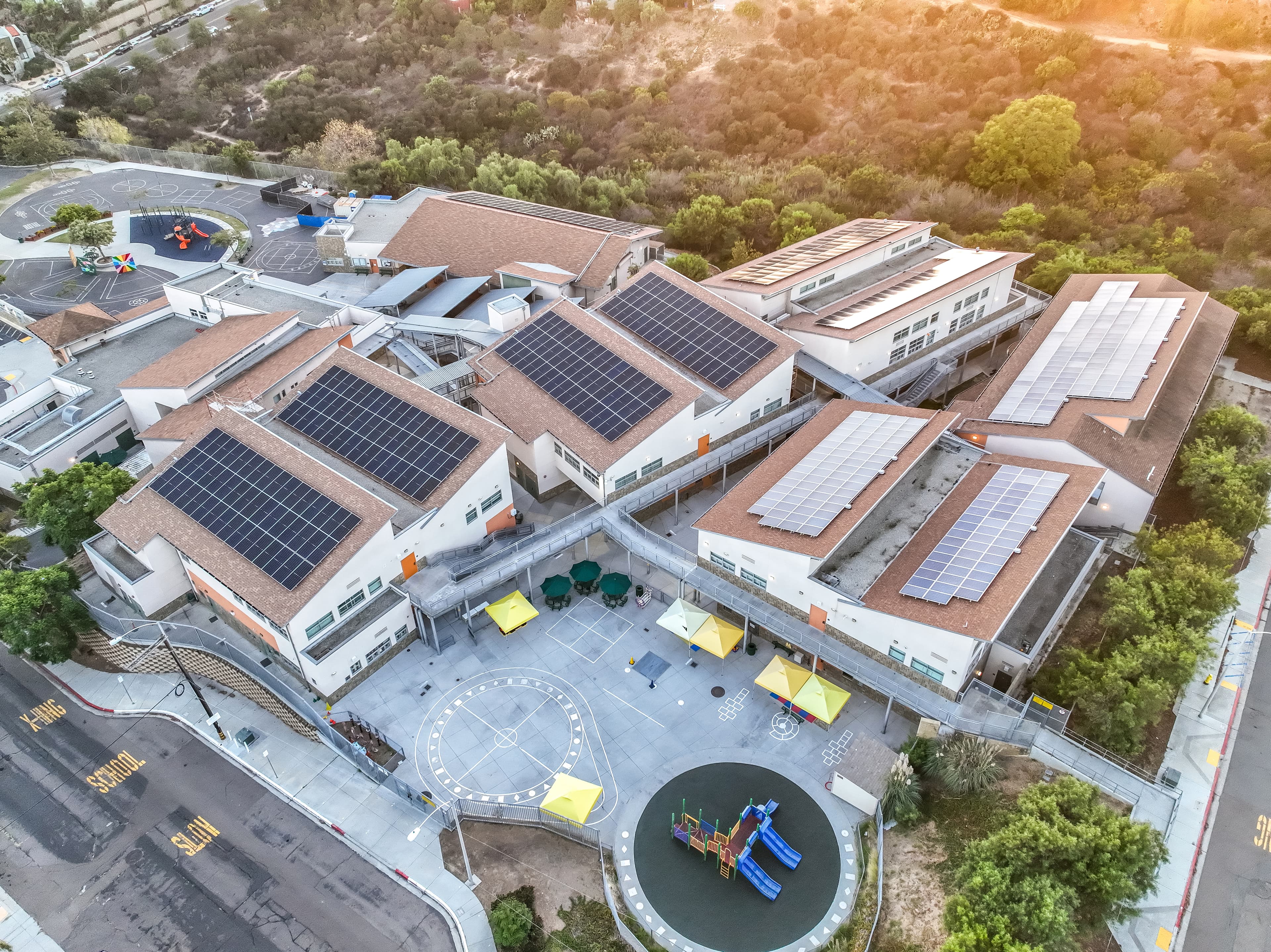 Commercial solar installation in Carlsbad, California